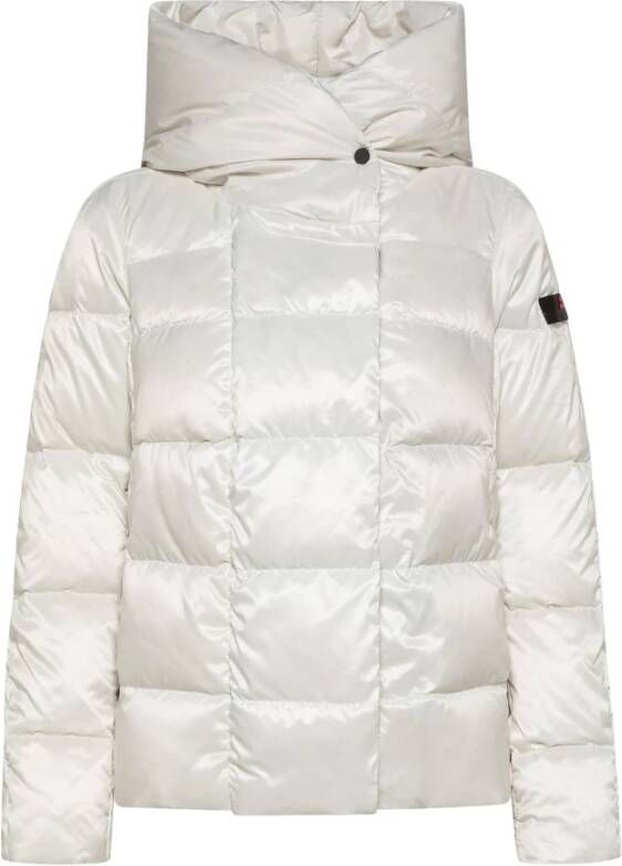 Peuterey Ultra-lightweight down jacket in recycled fabric Wit Dames