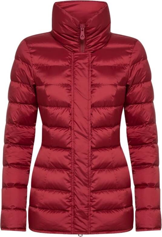 Peuterey Ultra lightweight slim fit down jacket Rood Dames