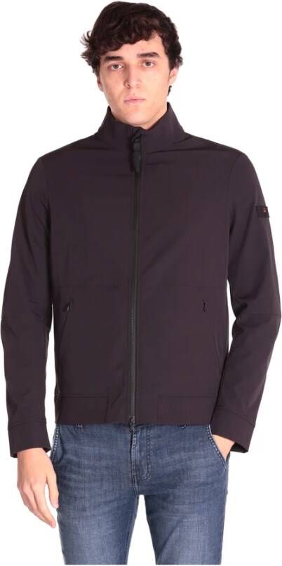 Peuterey Donkerblauwe Jassen Stijlvol en Trendy Blue Heren