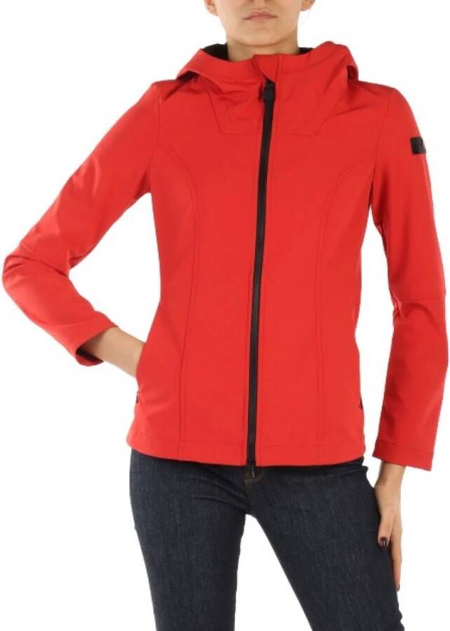 Peuterey Wind Jackets Rood Dames
