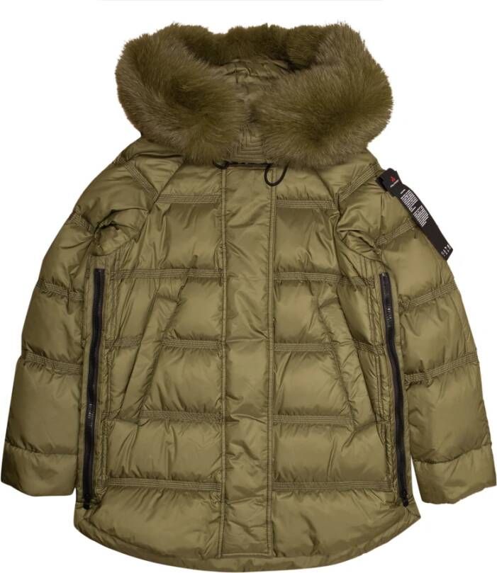 Peuterey Winter Jackets Groen Dames