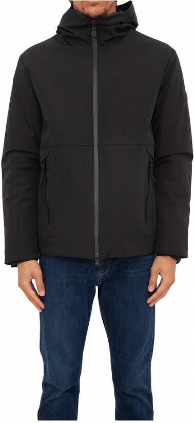 Peuterey Elastische Nylon Jas met Gerecyclede Synthetische Vulling Black Heren - Foto 14