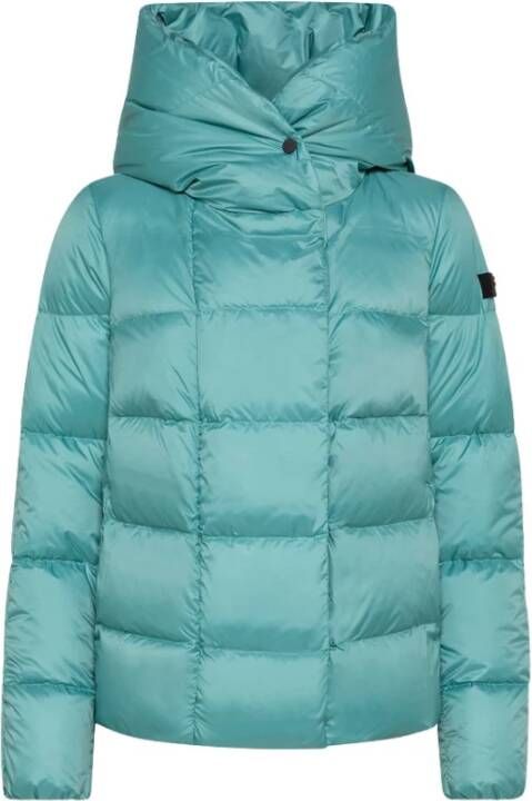 Peuterey Ultra-lightweight down jacket in recycled fabric Blauw Dames
