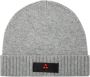Peuterey Wool blend knitted hat Grijs Unisex - Thumbnail 1