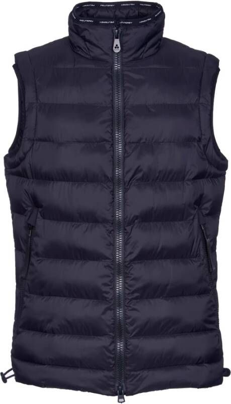 Peuterey Zwarte Pinafore Metal Jassen Zwart Heren