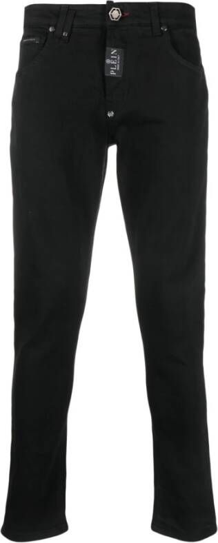 Philipp Plein 02 Black Skinny Fit Denim Broek Zwart Heren