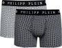 Philipp Plein 2-Pack Boxershorts Hoogwaardig katoen met elasticiteit Zwart Heren - Thumbnail 8