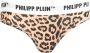 Philipp Plein Luipaardprint Tanga Slip (2-pack) Bruin Dames - Thumbnail 5