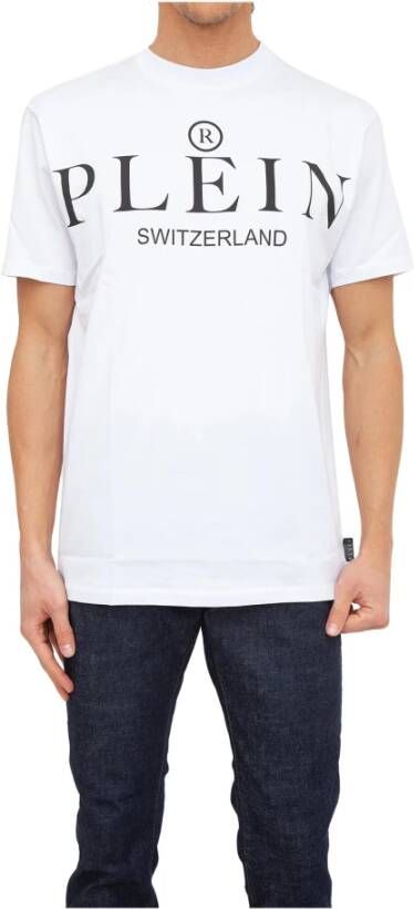 Philipp Plein Bianco Katoenen T-shirts Wit