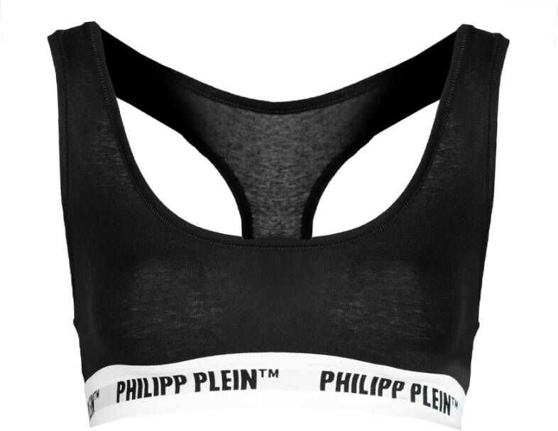 Philipp Plein Bipack Sportbeha Schouderuitsnijding Boxerstijl Zwart Dames