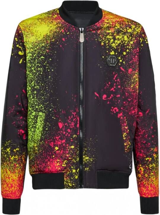 Philipp Plein Bomber Jacket Zwart Heren