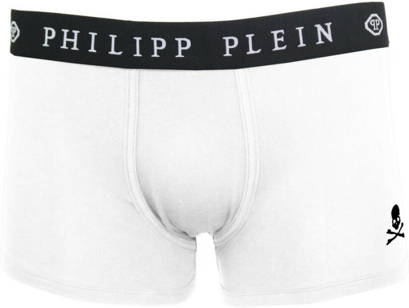 Philipp Plein Stijlvolle elastische boxershort set (2 stuks) White Heren