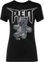 Philipp Plein Gedurfd Grafisch Print T-Shirt Zwart Dames - Thumbnail 1