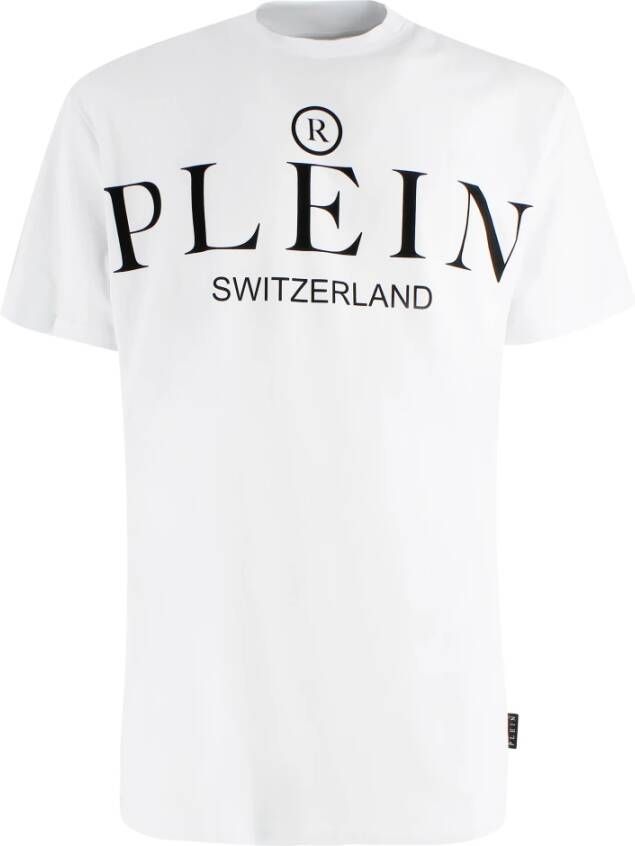 Philipp Plein Heren Ronde Hals T-Shirt Wit Heren
