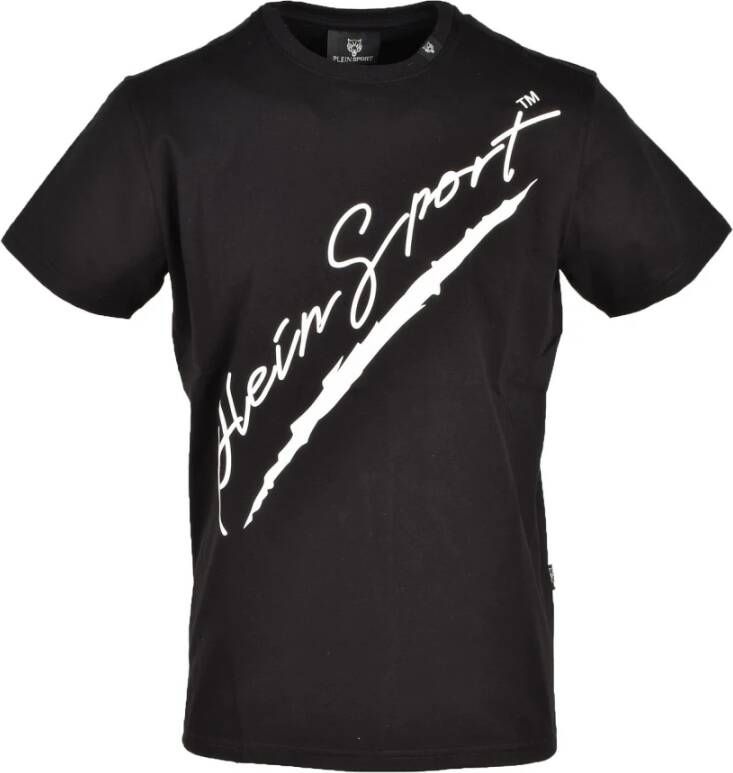 Philipp Plein Heren Zwart T-Shirt Sportieve Casual Stijl Zwart Heren