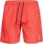 Philipp Plein Strandkleding Shorts met Verstelbaar Koord Rood Heren - Thumbnail 1