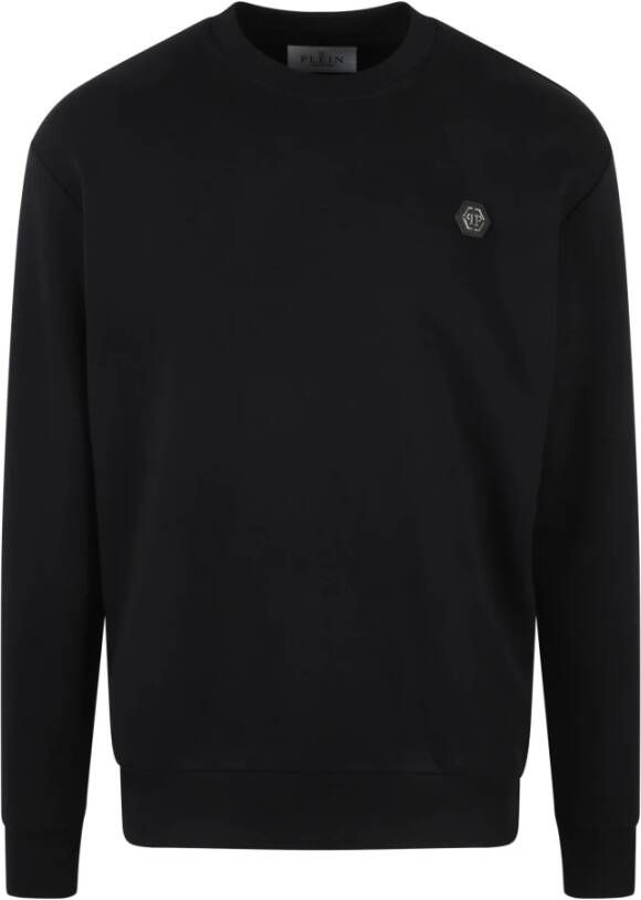Philipp Plein Hexagon Crewneck Sweatshirt Zwart Heren