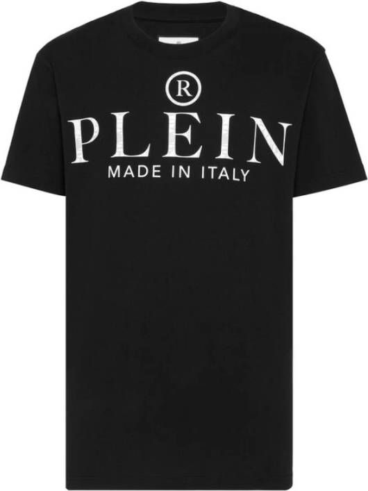 Philipp Plein Iconische Ronde Hals T-Shirts en Polos in Zwart Black Heren