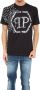 Philipp Plein Klassiek Katoenen T-Shirt voor Heren Zwart Heren - Thumbnail 5