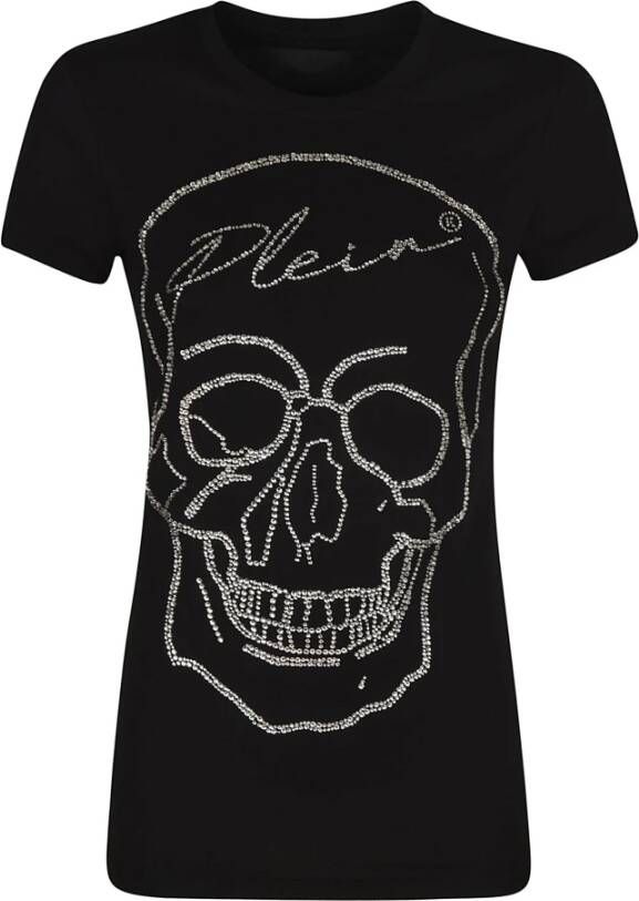 Philipp Plein Korte mouw T-shirt Zwart Dames
