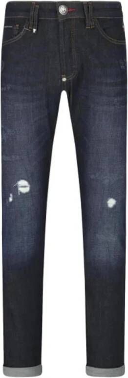 Philipp Plein Slim-fit Jeans Blauw Heren