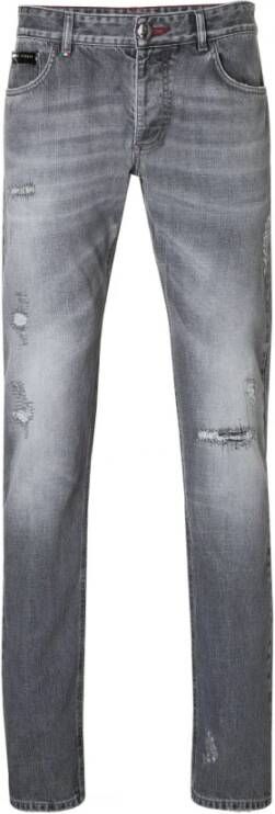 Philipp Plein Slim-fit jeans Grijs Heren