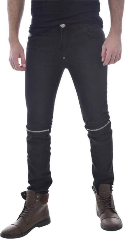 Philipp Plein Slim-fit Jeans Black Heren