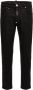 Philipp Plein Zwarte katoenen jeans met logo patch Black Heren - Thumbnail 1