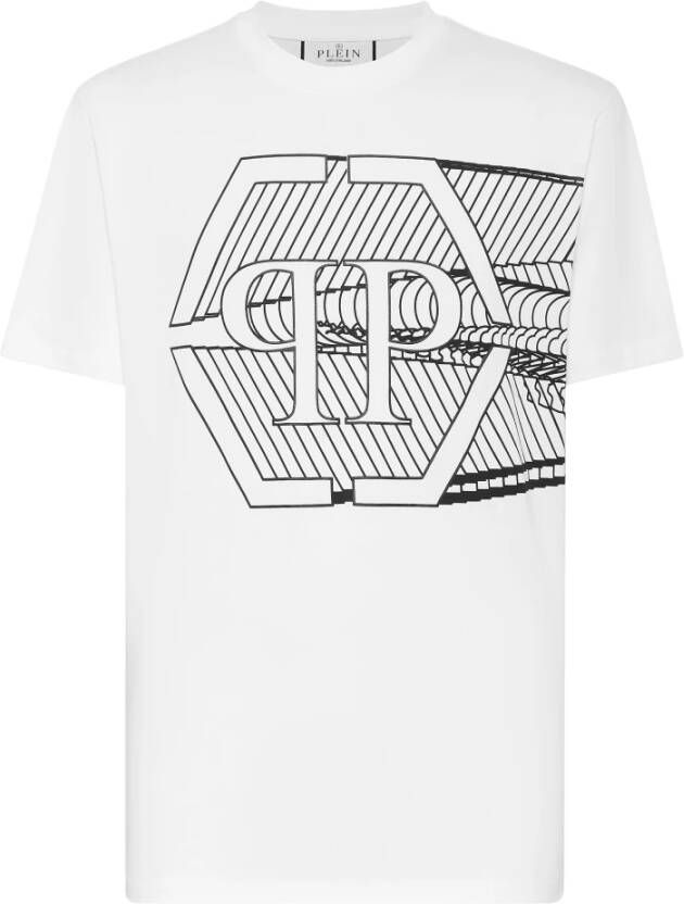 Philipp Plein Stijlvolle T-Shirt voor Heren White Heren