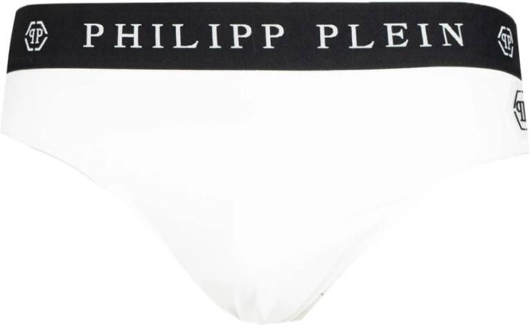 Philipp Plein Strandkleding Collectie Wit Heren