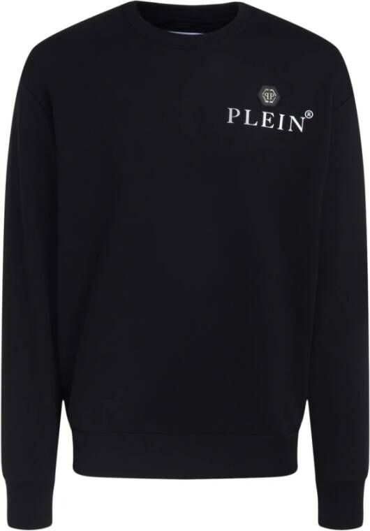 Philipp Plein Sweatshirt ls zeshoek Zwart Heren