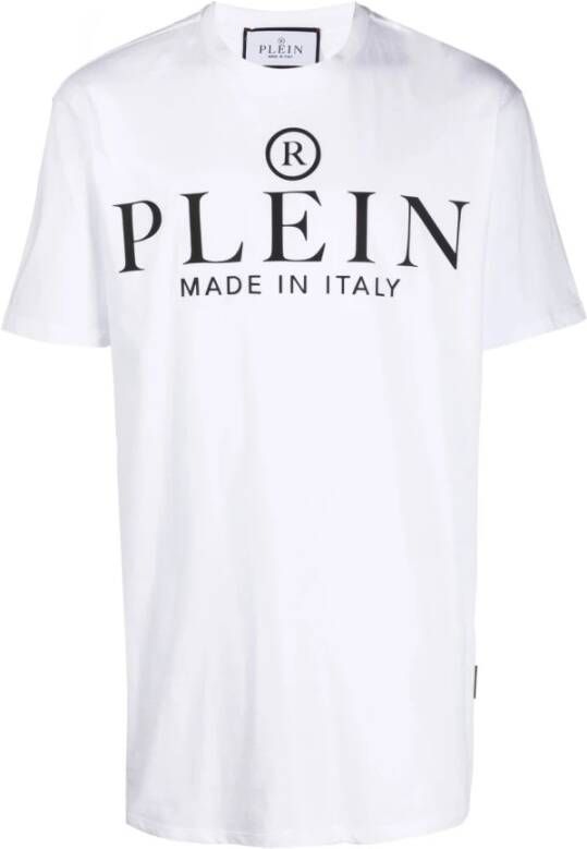 Philipp Plein Stijlvolle Heren T-shirt Wit Heren