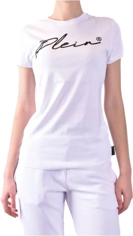 Philipp Plein T-Shirts Stijlvolle Collectie Wit Dames