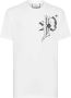 Philipp Plein Witte T-shirts en poloshirts White Heren - Thumbnail 1