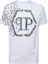 Philipp Plein Witte T-shirt voor heren Klassieke stijl Wit Heren - Thumbnail 1