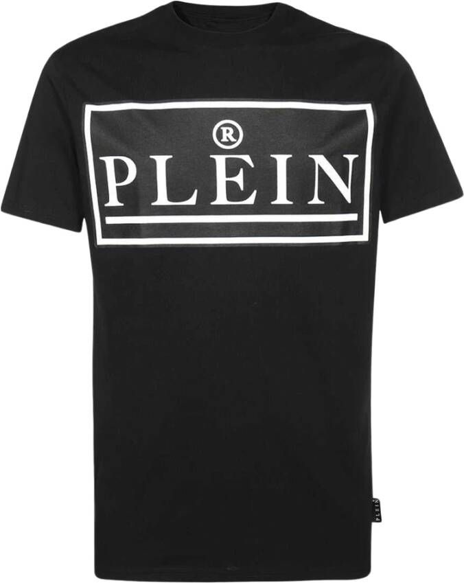 Philipp Plein Katoenen T-Shirt Aaac UTK 0052 Black Heren