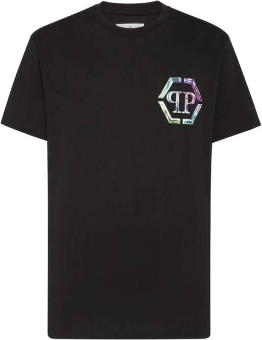 Philipp Plein Zwarte T-shirts en Polos Black Heren