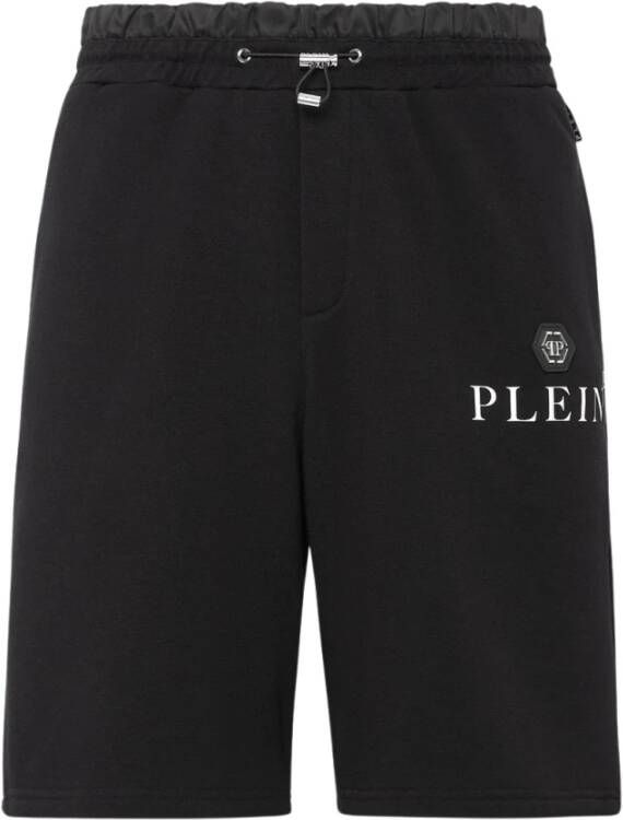 Philipp Plein Casual katoenen shorts voor heren Zwart Heren
