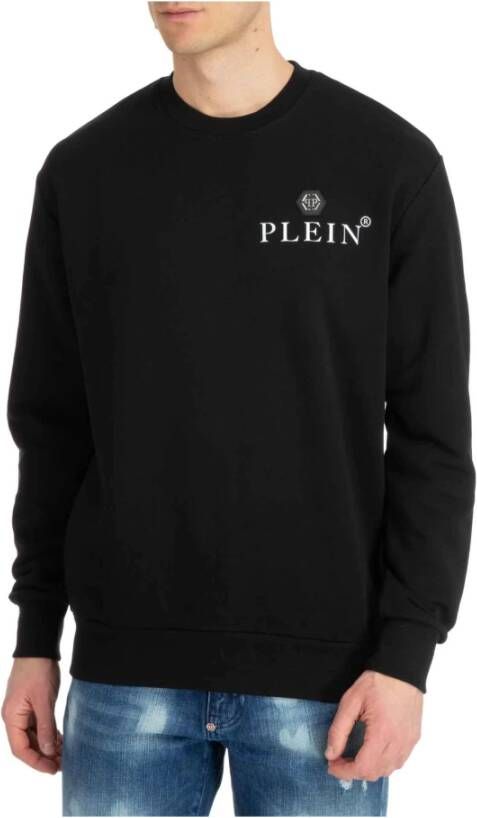 Philipp Plein Zeshoekige sweatshirt Zwart Heren