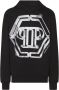 Philipp Plein Zwarte truien met capuchon Zwart Heren - Thumbnail 1