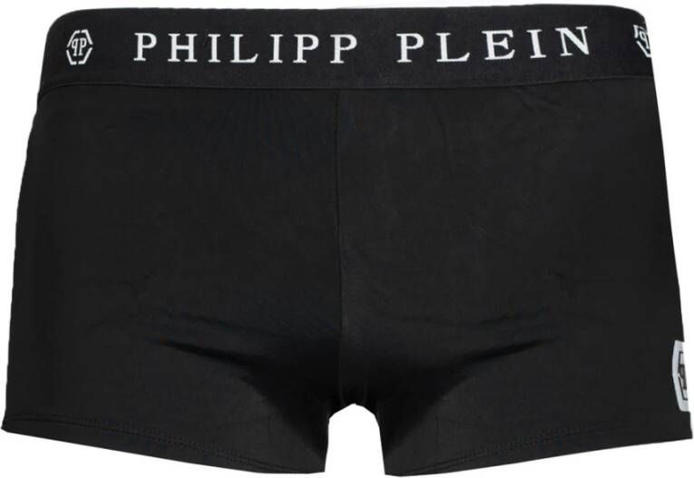 Philipp Plein Heren Boxer Zwemkleding met Logo Black Heren