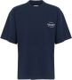 Philippe Model Heren T-shirt van puur katoen met contrasterend borduurwerk Blue Heren - Thumbnail 1