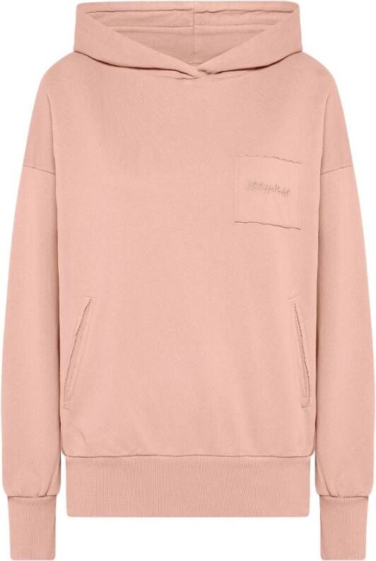 Philippe Model Oversized Roze Hoodie met Franse en Italiaanse Stijl Pink Dames