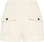 Philippe Model Chique Franse Stijl Denim Bermuda Shorts White Dames - Thumbnail 1