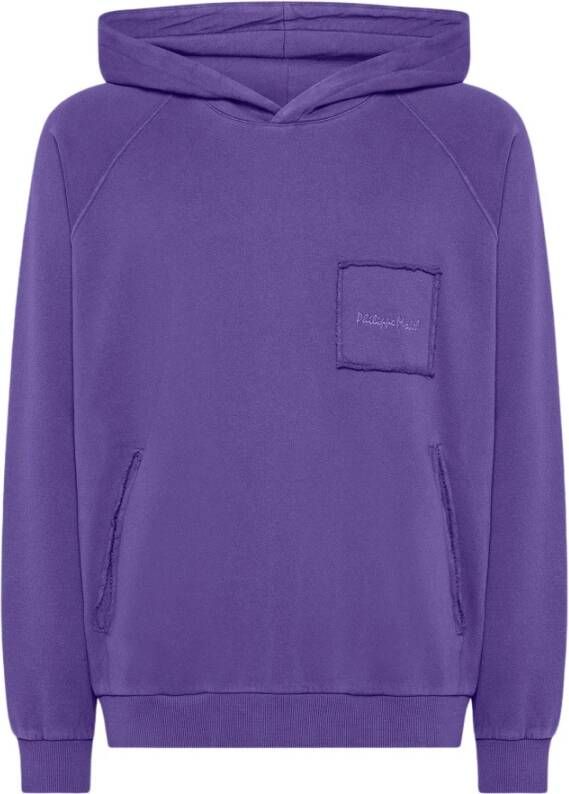 Philippe Model Hedendaagse Franse stijl paarse katoenen hoodie Purple Heren
