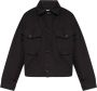 Philippe Model Zwarte denimjas met Franse essentie Black Dames - Thumbnail 1