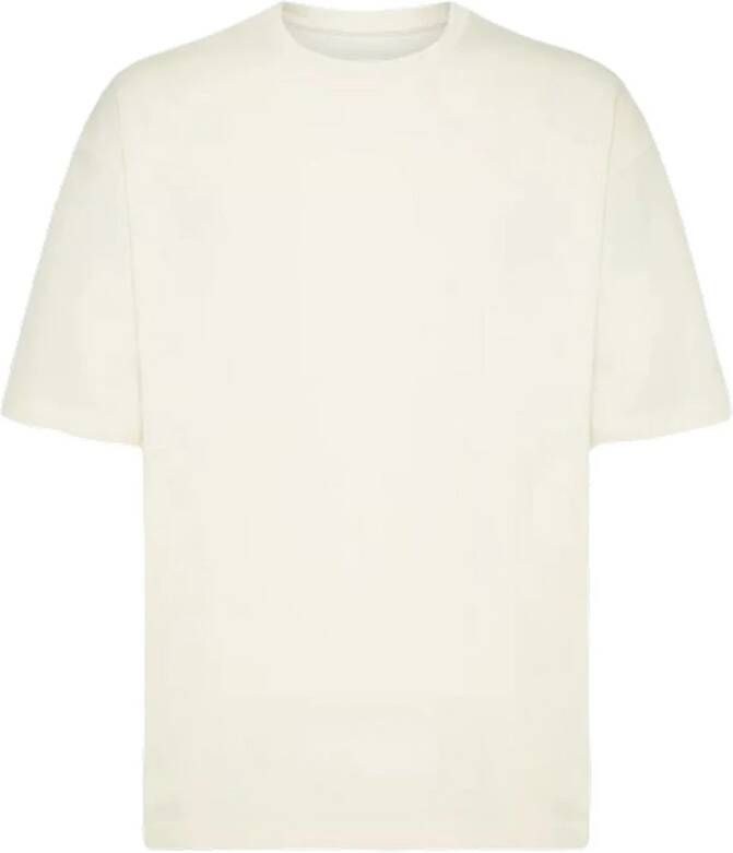 Philippe Model Maurice T-Shirt Minimalistische Stijl Franse Erfgoed White Heren