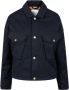 Philippe Model Blauwe Nylon Jas met Vrouwelijke Aantrekkingskracht Blue Dames - Thumbnail 1