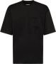 Philippe Model Maurice Essence Zwart Katoenen T-shirt Black Heren - Thumbnail 1