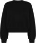 Philippe Model Moderne Franse stijl Cropped Beatrice Sweatshirt Zwart Dames - Thumbnail 1